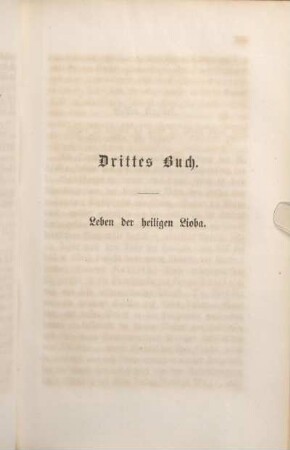 Drittes Buch. Leben der heiligen Lioba.