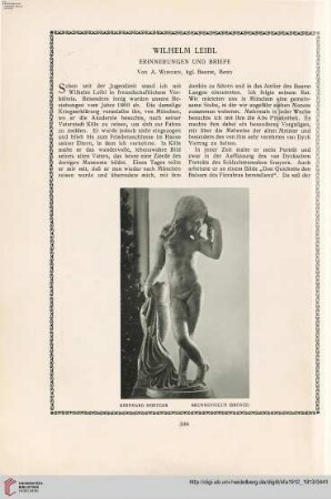 28: Wilhelm Leibl : Erinnerungen und Briefe