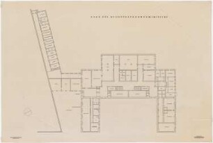 Haus des Reichspropagandaministers Joseph Goebbels, Berlin-Mitte: Grundriss Sockelgeschoss 1:100