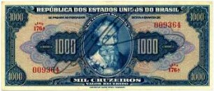 Geldschein, 1.000 Cruzeiros, 1943