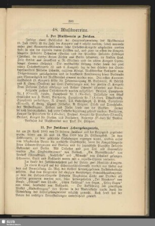 48. Musikvereine