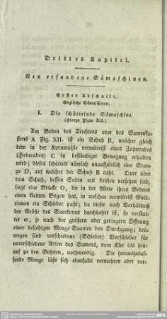 Drittes Kapitel. Neu erfundene Sämaschinen