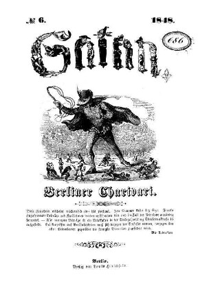 Satan. Berliner Charivari. N[umer]o 6.