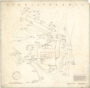 Fick, Roderich; Obersalzberg; Gasthof Platterhof - Lageplan