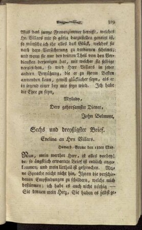 Sechs und dreyßigster Brief. - Vierzigster Brief.