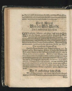 Der II. Articul. Von der Erb-Sünde.