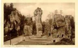 Die Externsteine im Teutoburger Wald
