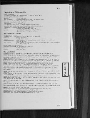 Department Philosophie