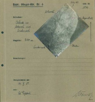 Foto des Geländes zwischen Metzeral und Sondernach (Luftbild)