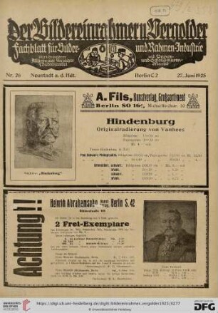 Nr. 26 (27. Juni 1925)