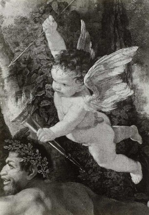 Pan und Syrinx / Die Nymphe Syrinx wird von Pan verfolgt