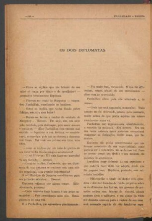Os dois diplomatas