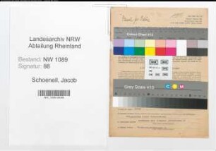 Entnazifizierung Jacob Schoenell , geb. 17.08.1893 (Polizeibeamter)