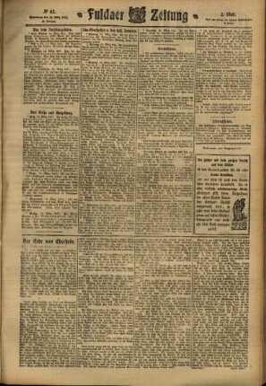 Zweite Ausgabe vom Donnerstag, den 16. März 1911.