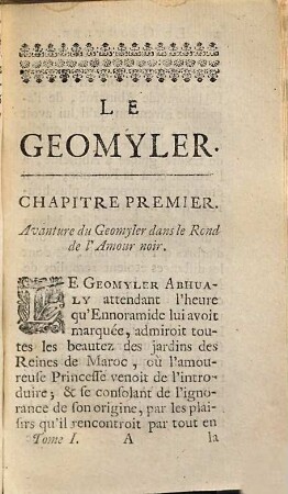 Le Geomyler : Traduit De L'Arabe, 1