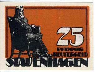 Geldschein / Notgeld, 25 Pfennig, 1921