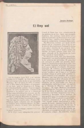 El Rey sol : [Traducción]