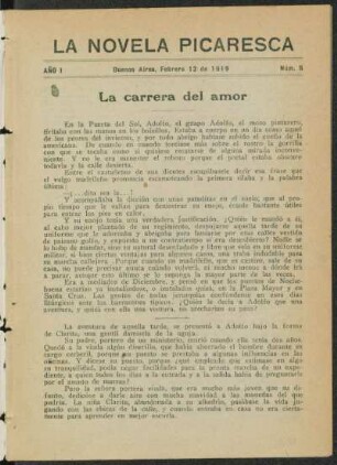 1919000800: La carrera del amor