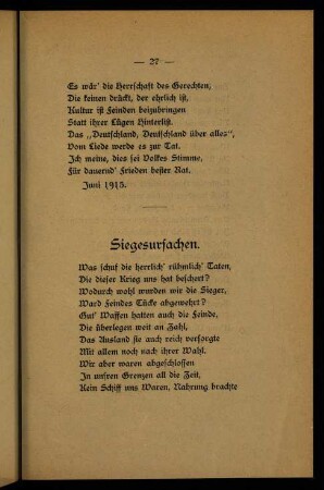 27-32, Siegesursachen