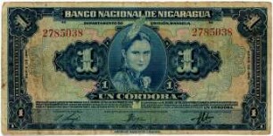 Geldschein, 1 Córdoba, 1941