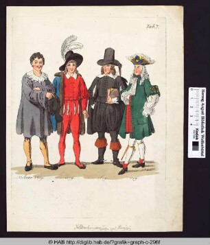 Studentenkleidung 1409 - 1709.