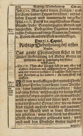 Cap. XLI. Richtige Wiederholung deß ersten Buchs