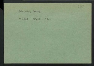 Diebold, Georg