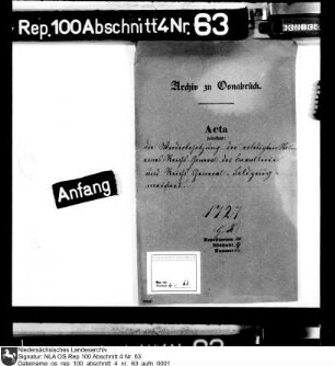 Die Wiederbesetzung der vakanten Stellen eines Reichsgenerals der Kavallerie und Reichsgeneralfeldzugsmeisters