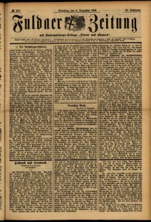 Ausgabe vom Dienstag, den 03. Dezember 1895.