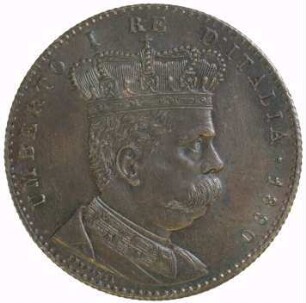 Münze, 2 Lire, 1890