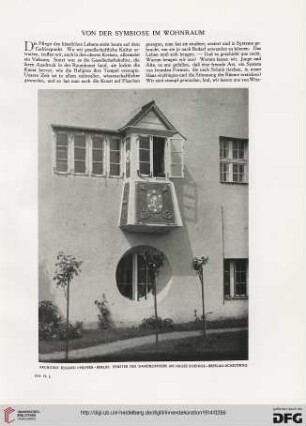 Von der Symbiose im Wohnraum