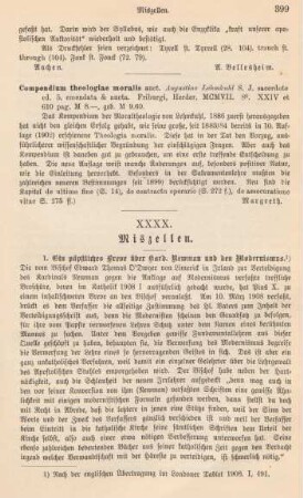 399-400 Miszellen