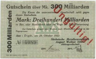 300 Milliarden Mark