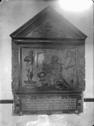 Grabstein Relief