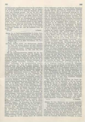 142-143 [Rezension] Siebert, Otto, Geschichte der neueren deutschen Philosophie seit Hegel