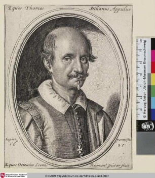 Eques Thomas Stilianus Appulus [Le chevalier Thomas Stilianus; Porträt des Tommaso Stigliani]