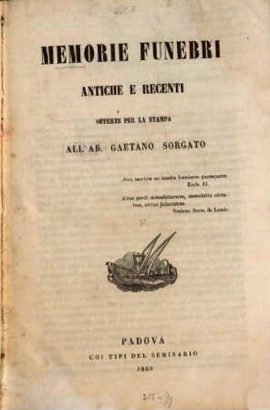 Memorie funebri antiche e recenti, 5