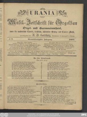 No. 7. Vierundfünfzigster Jahrgang. 1897.