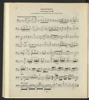 Violoncello. Präludium No. III.