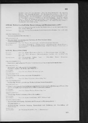 SFB 94: Meeresforschung