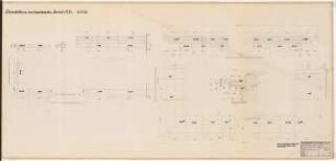 Reichsluftfahrtministerium, Berlin: Hauptgesims V5 (Eckausbildung): Ansicht, Aufsicht, Schnitt 1:10