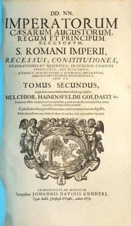 Collectio constitutionum imperialium, 2