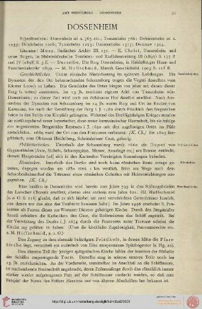 Dossenheim, Eppelheim, Gaiberg, Gauangelloch