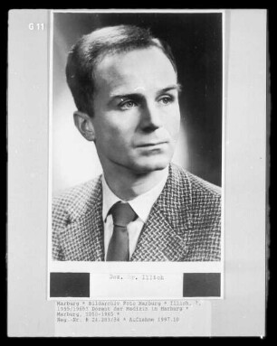 Illich, ?, 1955/1965? Dozent der Medizin in Marburg