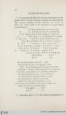 16: Inschriften aus Lesbos
