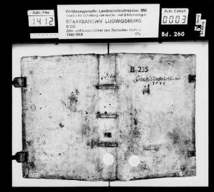 Zinsbuch des fränkischen Amtes Balbach