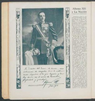 Alfonso XIII y La Nación