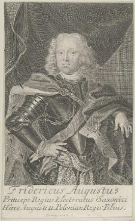 Bildnis des Kurfürsten Friedrich August II. von Sachsen