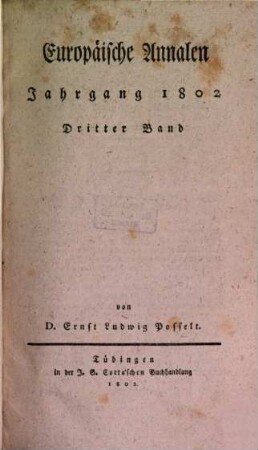 Europäische Annalen. 1802, 3