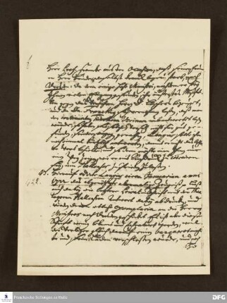 Teil eines Berichts über die Auseinandersetzung der halleschen Pietisten mit Valentin Ernst Löscher.